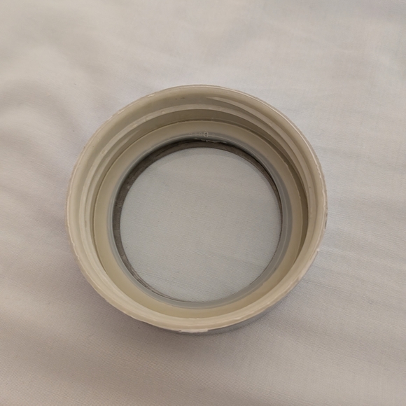 Clear Water Bottle with Orange Logo - Picture 5 of 6